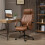Vinsetto Silla de Oficina Marrón 65 x 71.5 x 122 cm 2