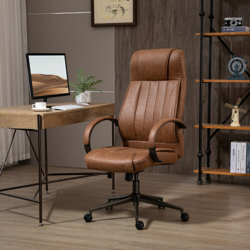Vinsetto Silla de Oficina Marrón 65 x 71.5 x 122 cm 1