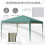 Outsunny Carpa Plegable Verde 295 x 295 x 255 cm 2