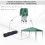 Outsunny Carpa Plegable Verde 295 x 295 x 255 cm 3