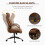 Vinsetto Silla de Oficina Marrón 65 x 71.5 x 122 cm 5