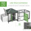 PawHut Gallinero de Madera Gris 196 x 76 x 97 cm 6
