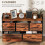 Homcom Cómoda marrón 98 x 29 x 63 cm 4