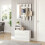 Homcom Muebles de Entrada Blanco 85 x 24 x 80 cm 2