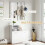 Homcom Muebles de Entrada Blanco 85 x 24 x 80 cm 4