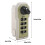 4 Digit Code Combination Cam Cabinet Password Security Coded Lock with Key ABS 3