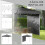 Outsunny Carpa Plegable Gris 247 x 247 x 268 cm 2