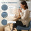 Homcom Sillas de Comedor Azul 45 x 54 x 87 cm 4
