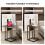 Homcom Mesa Auxiliar Bicolor 39 x 29 x 57 cm 4
