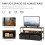 Homcom Mueble de TV Marrón 98 x 29 x 56 cm 4