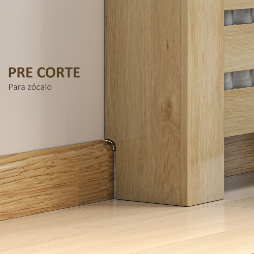 Homcom Cubre Radiadore Marrón 78 x 19 x 95.5 cm 1