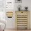 Homcom Cubre Radiadore Marrón 78 x 19 x 95.5 cm 3