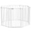 PawHut Parque para Perros Blanco 154 x 154 x 90 cm 1