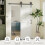 Homcom Puerta Corredera Blanco 71.5 x 3.5 x 213.4 cm 6