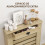 Homcom Cubre Radiadore Marrón 78 x 19 x 95.5 cm 6