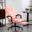 Vinsetto Silla de Masaje Rosa 67 x 79 x 121 cm 2