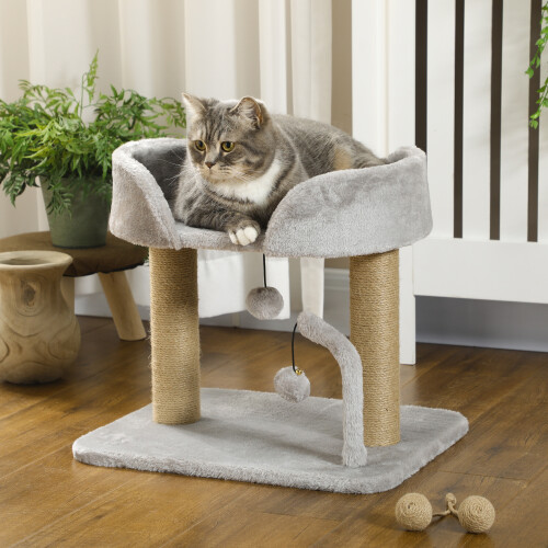 PawHut Árbol para Gato Gris 48 x 38 x 42 cm 1