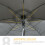 Outsunny Sombrilla de Playa Gris 180 x 180 x 209 cm 6