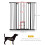 PawHut Barrera de Seguridad Negro 101 x 3.5 x 104.1 cm 2