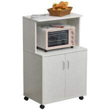 Aparador Auxiliar para Microondas Blanco 60.4 x 40.3 x 97 cm