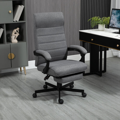 Vinsetto Silla de Oficina Gris 68 x 67 x 119 cm 1