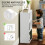 Homcom Librería Blanco 60 x 24 x 80 cm 6