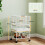 PawHut Jaula para Pájaro Blanco 48 x 46 x 83 cm 3