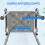 Homcom Taburete de Ducha Bicolor 52 x 45 x 69 cm 5