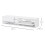 Homcom Mueble de TV Blanco 140 x 32 x 31 cm 3
