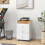 Homcom Cajonera de Oficina Blanco 43 x 40 x 66.5 cm 2