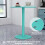Homcom Mesa de Comedor Verde 60 x 60 x 72 cm 5