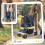 PawHut Cochecito para Perro Azul 77 x 45 x 99.5 cm 3