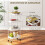 Homcom Carrito Auxiliar Blanco 45 x 29.5 x 117.5 cm 2