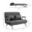 Homcom Sofá Cama Doble Gris 111 x 80 x 78 cm 3
