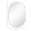 Homcom Espejo de Baño Gris 60 x 90 x 3 cm 3