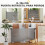PawHut Barrera para Perro Gris 142 x 10 x 87 cm 5
