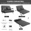 Homcom Sofá Cama Doble Gris 111 x 80 x 78 cm 4