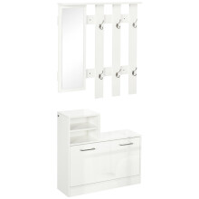 Muebles de Entrada Blanco 85 x 24 x 80 cm