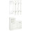 Homcom Muebles de Entrada Blanco 85 x 24 x 80 cm 1