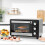 Homcom Horno Eléctrico Gris 44 x 32 x 28.1 cm 2