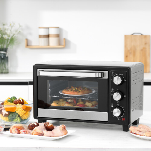 Homcom Horno Eléctrico Gris 44 x 32 x 28.1 cm 1