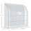 Outsunny Invernadero Blanco 200 x 100 x 215 cm 4