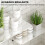 Homcom Mesas Plegables Pared Blanco 80 x 40 x 16.5 cm 3