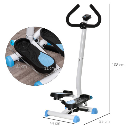 Homcom Máquina de Step Bicolor 55 x 44 x 108 cm 2