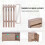 Homcom Mesa Centro Elevable Marrón 90 x 21.5 x 116 cm 7