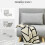 Homcom Sofá Cama Individual Gris 72 x 78 x 79 cm 6
