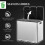 Homcom Cubo de Basura Gris 49.6 x 34.5 x 38.6 cm 4