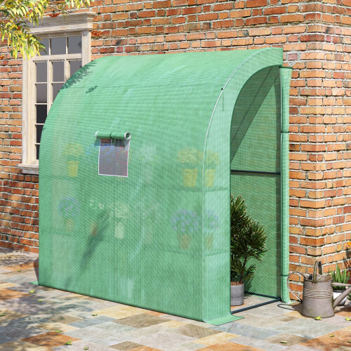 Outsunny Invernadero Verde 200 x 100 x 215 cm 1