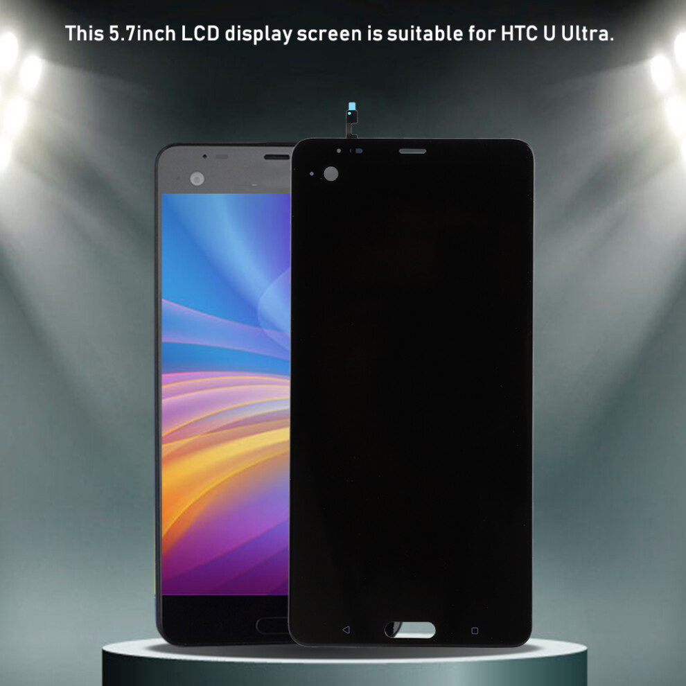 5.7In Lcd Touch Screen Digitizer For Htc U Ultra - Replacement Black 9431392724136