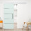 Homcom Puerta Corredera Translúcido 200 x 213 cm 2